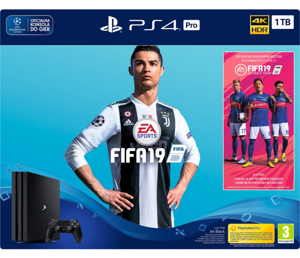 SONY Playstation 4 Pro 1TB + Fifa 19 + PS Plus 14 Dni - 436881 - zdjęcie 6